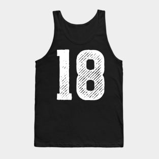 Rough Number 18 Tank Top